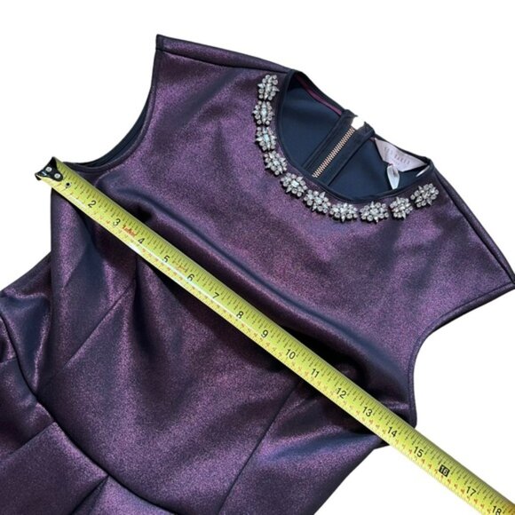 Ted Baker Embellished Neck Skate Dress Size 2 New with tags - Picture 8 of 10